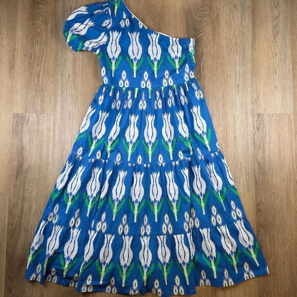 Oliphant One Shoulder Maxi Dress Size M - Picture 2 of 8